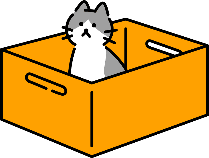 たくさんの機能があることに感嘆する猫の画像